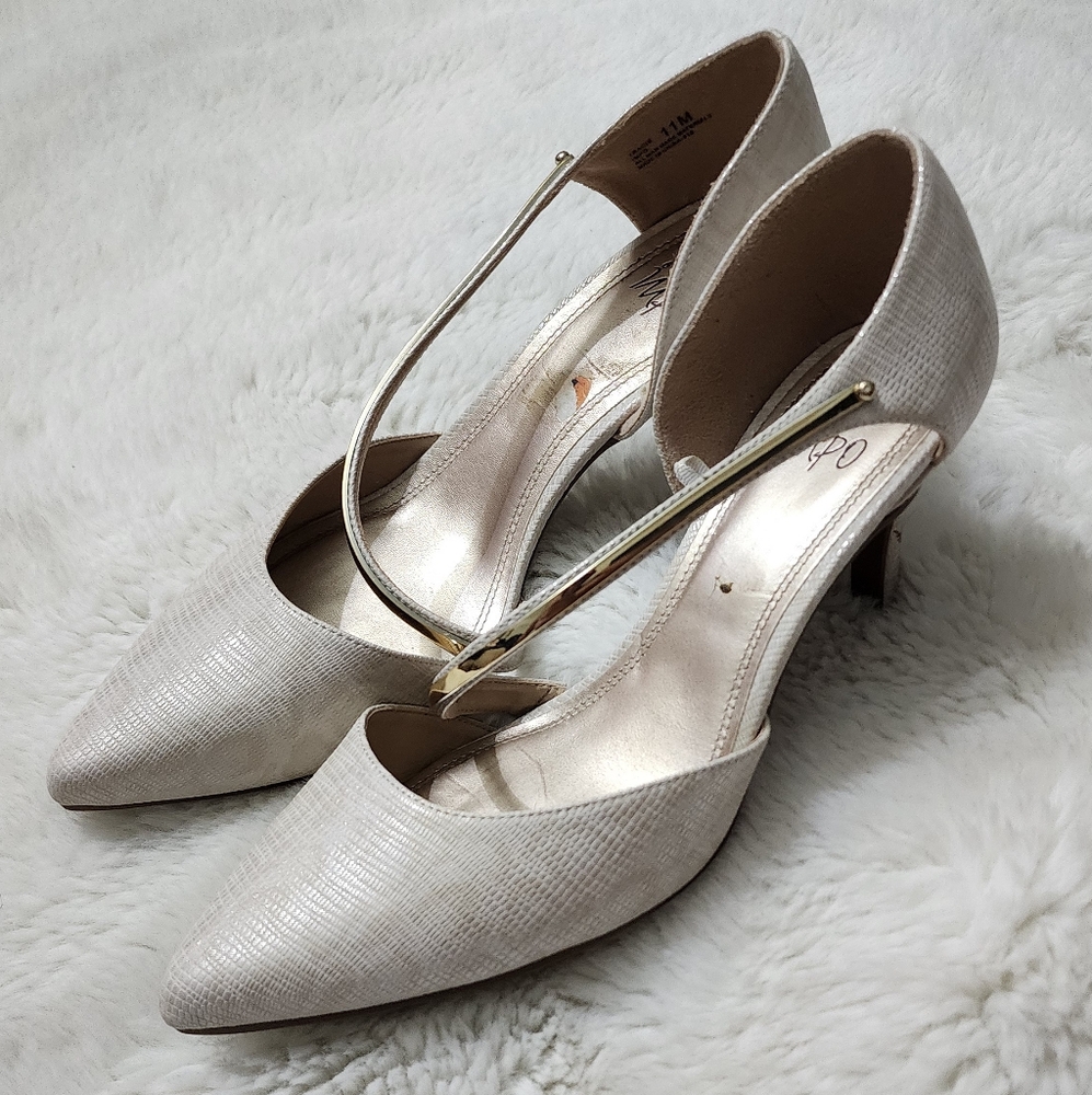 Elegant Cream Women's Heels